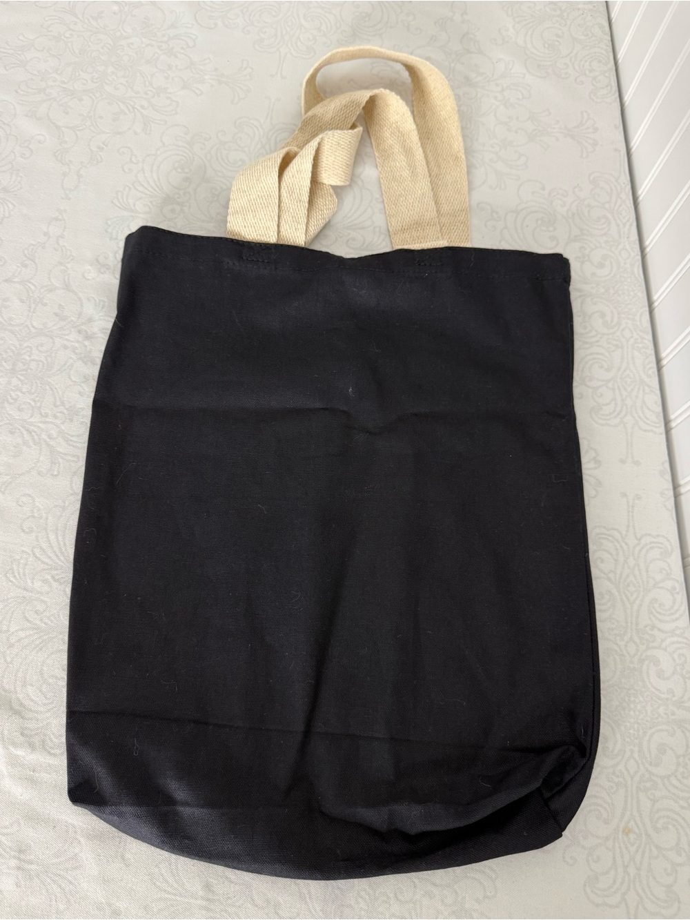 Mushroom Graphic Tote Bag with handle and button closure - Picture 4 of 12